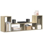vidaXL Meubles TV 2 Pièces chêne sonoma 75x30x50 cm bois d'ingénierie