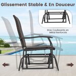 Meubles 3 pièces de patio coulissants charge 180 kg salon de jardin 2 fauteuils en rotin avec mousse à séchage rapide en verre trempé marron 20_0008898