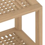 vidaXL Table d'appoint de salle de bain 60x30x45cm bois de teck solide