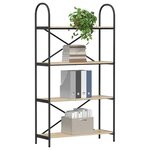 vidaXL Étagère Chêne sonoma 80 x 30 x 146 cm Bois d'ingénierie