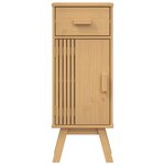 Ensemble de meubles de salle de bain 2 pièces en pin massif vidaXL