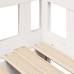 vidaXL Lit de jour avec gigogne et tiroirs sans matelas blanc 90x190cm