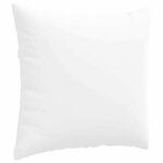vidaXL Coussins de canapé 2 Pièces Blanc 45 x 45 cm tissu
