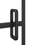 vidaXL Cabine de douche pliable ESG 80x140 cm Noir