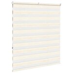 vidaXL Store zèbre beige marbré largeur du tissu 115 9 cm polyester
