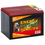 Kerbl batterie sèche zinc carbone 9 v 90 ah 441213