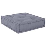 vidaXL Coussin Gris 70 x 70 x 54 cm Polyester