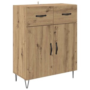 vidaXL Buffet Chêne artisanal 69 5 x 34 x 90 cm Bois d'ingénierie