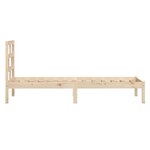 vidaXL Cadre de lit Bois de pin massif 90x200 cm