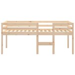 vidaXL Lit haut sans matelas 90x200 cm bois de pin massif