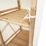 vidaXL Garde-robe 110x45x170 cm bambou
