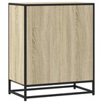 vidaXL Buffet chêne sonoma 62x35x76 cm bois d'ingénierie