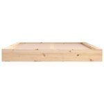 vidaXL Cadre de lit sans matelas 180x200 cm bois massif