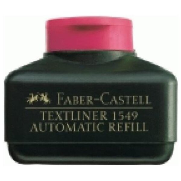 Recharge TEXTLINER REFILL 1549  pour surligneur 1546 et 1543  coloris rose FABER-CASTELL