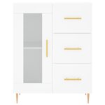 vidaXL Buffet blanc 69 5x34x90 cm bois d'ingénierie