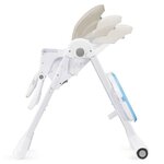 Kinderkraft Chaise haute pour bébé YUMMY Multicolore