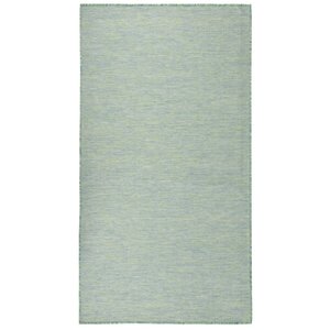 vidaXL Tapis à tissage plat d'extérieur 80x150 cm Turquoise