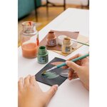 Marqueur Acrylique Setacolor Spécial Cuir Mat Satiné Extra Fine Noir Extrême x 6 PÉBÉO