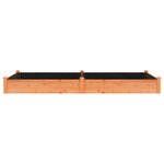 vidaXL Lit surélevé de jardin doublure 240x120x25 cm bois massif sapin