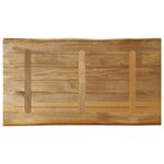 vidaXL Dessus de table bord vivant 110x60x2 5 cm bois de manguier brut