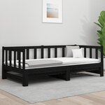 vidaXL Lit coulissant 2x(90x190) cm Bois de pin massif