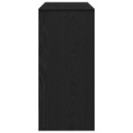 vidaXL Table console Chêne noir 100 x 35 x 76 5 cm Bois d'ingénierie