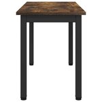 vidaXL banc Chêne Fumé 80 x 35 x 45 cm Bois d'ingénierie