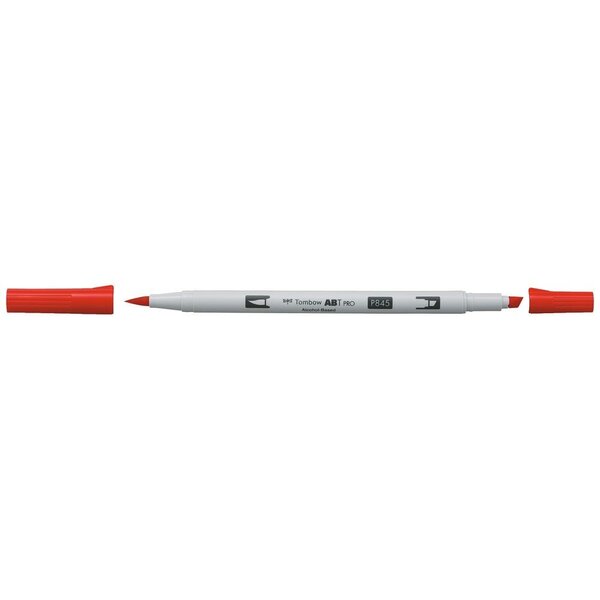 Marqueur Base Alcool Double Pointe ABT PRO 845 carmin TOMBOW