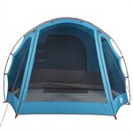 vidaXL Tente familiale tunnel 8 personnes bleu imperméable