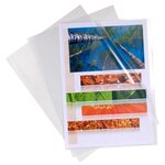 Sachet 10 Pochettes Coin Polypropylène Lisse 12/100e - A4 - Cristal - X 10 - Exacompta
