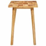 vidaXL Table à dîner Naturel 100 x 55 x 75 cm Bois de mangue massif