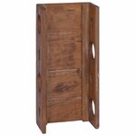vidaXL Étagère Marron 24 x 13 x 54 cm Bois de Mahogany Massif