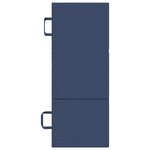 vidaXL Canapé-lit pliable 75 x 63 x 45 cm Bleu