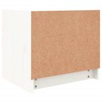 vidaXL Table de chevet blanc 40x31x35 5 cm bois de pin massif
