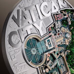 Monnaie VATICAN CITY View From Above 2 Oz Argent 5 Tala Samoa 2025 (PRÉCOMMANDE)