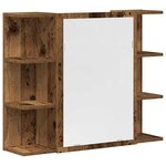 vidaXL Ensemble de meubles salle de bain 4 Pièces bois d'ingénierie