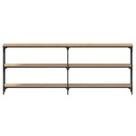 vidaXL Table Console Chêne Artisan 200x29x75 cm Bois d'ingénierie
