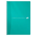 Carnet de bureau My Colours, A4, double spirale polypropylène, 180 pages, ligné, couleurs assorties, compatible SCRIBZEE® (boîte 5 unités)