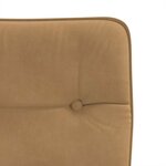 vidaXL Chaises à manger lot de 2 Marron Velours