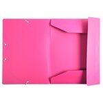 Chemise A4 3RAB+ELAST PP 24X32 FUCHSIA EXACOMPTA