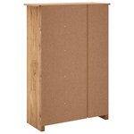 vidaXL Garde-robe à 3 portes 118x50x171 5 cm Pin Assortiment Panama
