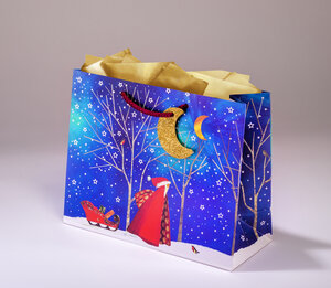 Sac cadeau La belle nuit MMHZL 25 x H 20 Noel