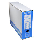 Boite archive dos 100mm carton ondulé couleurs - 25x34cm - x 50 - exacompta