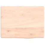 vidaXL Étagère murale 40x30x(2-4) cm bois de chêne massif non traité