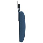 vidaXL Tête de lit suspendue Bleu Tissu