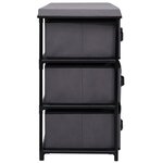 vidaXL Armoire de rangement à 6 tiroirs 55x29x55 cm Gris Acier