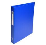 Classeur PP 4 anneaux 25mm sur 3ème/c. BLEU x 10 EXACOMPTA