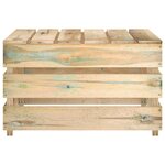 vidaXL Tables palette de jardin 2 Pièces Bois de pin imprégné