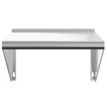 vidaXL Étagère murale 50x45x31 cm argenté acier inoxydable