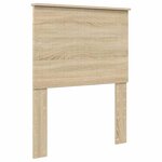 vidaXL Cadre de lit Chêne Sonoma 75 x 190 cm Bois Ingénierie
